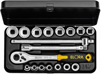 Elora Steckschlüssel-Satz 3/8 Zoll, 18-tlg. 6-22 mm (870-JMU)