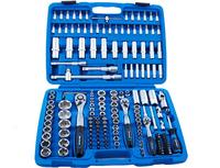Sw Stahl Steckschl&uuml;sselsatz 171-teilig &ndash; Mit Ratschen 1/4", 3/8", 1/2", Bits Und