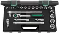 STAHLWILLE Steckschl.-Grt. 1/2" 22tlg. 52/16/6QR KN