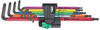 Wera Torx-Winkelschlüssel 967/9 TX XL Multicolour, 9-teilig, mit Kugelkopf, TX8 -