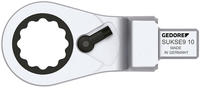 Gedore Einsteck-Ringratschenschlüssel, umschaltbar 9x12 SUKSE9 10 (2827735)