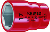 KNIPEX 98 37 17, KNIPEX Steckschl&uuml;sseleinsatz f&uuml;r Sechskantschrauben mit