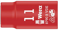 Wera 05004955001, Wera VDE Zyklop-Steckschl&uuml;ssel-Einsatz, 11mm, 3/8" (rot/gelb,