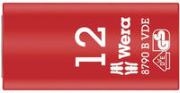 Wera 05004956001, Wera VDE Zyklop-Steckschl&uuml;ssel-Einsatz, 12mm, 3/8" (rot/gelb,