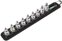 Wera Schraubendrehereinsatz Satz mit Haltefunktion 3/8" T10-50 9-teilig -...