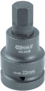 KS Tools 1" Innen-Sechskant-Kraft-Bit S - 36 mm (450.0488)