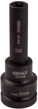 KS Tools 1" E-Torx-Kraft-Bit L - E20 (450.0482)