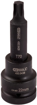 KS Tools 3/4" Torx Kraft-Bit L (450.0443) - T80