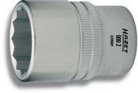 Hazet 900Z-21, Steckschl&uuml;sseleinsatz 900Z-21 1/2 Zoll 12-kant SW 21mm L.38mm HAZET