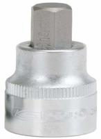 KS Tools 1/2" Bit-Stecknuss Innensechskant, kurz, 24mm