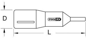 KS Tools 1/4" Torx-Bit - T8 (117.2471)