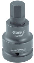 KS Tools 1" Innen-Sechskant-Kraft-Bit S - 30 mm (450.0486)