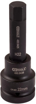 KS Tools 1" Innen-Sechskant-Kraft-Bit L - 32 mm (450.0497)