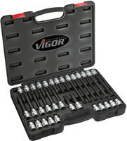 Vigor V1917, Vigor Steckschl&uuml;ssel-Bit-Einsatz-Set 1/2" (12.5 mm) 32teilig V1917