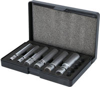 KS Tools Spezial-Gl&uuml;h- und Z&uuml;ndkerzen-Stecknuss-Satz mit Gelenk 1/4 Zoll + 3/8