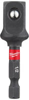 Milwaukee 4932478803 Shockwave-Adapter Hex 1/4 -> Vierkant 1/2 Zoll