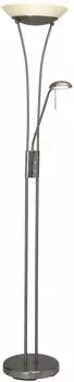 Brilliant Finn 179cm LED mit Leselicht silbergrau/weiß (G93035-13)