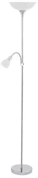 Eglo 93917 - Stehleuchte UP 2 1xE27/60W/230V + 1xE14/25W/230V Chrom