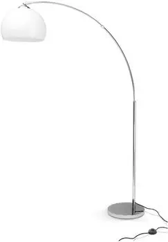 Brilliant Vessa E27 60W 170 cm chrom wei&szlig;