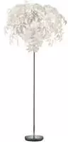 REALITY Leuchten Stehlampe "Leavy" E14 1 Stk. warmwei&szlig; - kaltwei&szlig; Stehleuchte Blatt