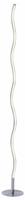 JUST LIGHT Stehlampe "WAVE" LED-Board 1 Stk. Warmwei&szlig; Fu&szlig;schalter
