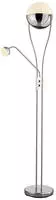 TRIO Leuchten LED Stehlampe "CHRIS, LED Stehleuchte, mit Lesearm, Drehdimmer"