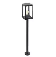 EGLO Stehlampe "ALAMONTE 1 Stehlampe, Stahl und Glas, E27, IP44, Au&szlig;enlampe, Lampe"