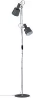 Paulmann 79690, Paulmann Neordic Haldar 79690 Stehlampe LED E14 40W Dunkelgrau, Chrom