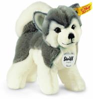 Steiff 104985, Steiff Bernie Husky 17cm grau/wei&szlig; stehend 104985, Spielzeuge &