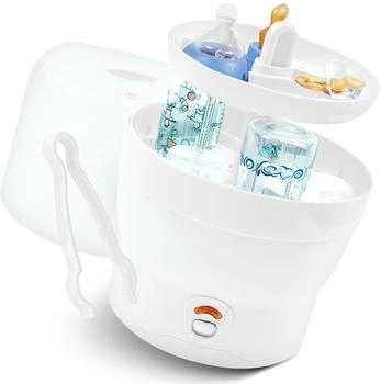 Olympia Dampfsterilisator Vaporisator BS 29 f&uuml;r 6 Babyflaschen wei&szlig; (40137)