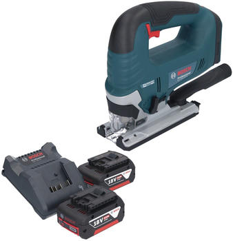Bosch GST 18V-125 B Professional (2x 5,0 Ah + Ladeger&auml;t)