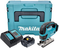 Makita DJV 180 SM1XJ Akku Stichs&auml;ge 18 V 135 mm + 1x Akku 4,0 Ah + Ladeger&auml;t +