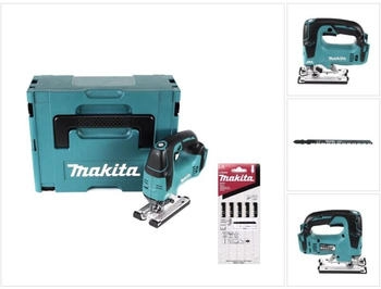 Makita DJV182 ZJ (5 x S&auml;gebl&auml;tter, ohne Akku, ohne Ladeger&auml;t im Makpac)