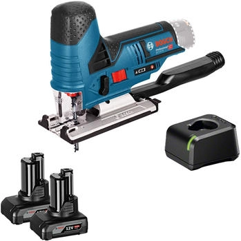 Bosch Akku-Stichs&auml;ge GST 12V-70 inkl. 2X 4,0 Ah Akku + Ladeger&auml;t