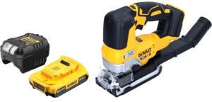 DeWalt DCS 334 D1 Akku Pendelhub Stichsäge 18 V Brushless + 1x Akku 2,0 Ah + Ladegerät