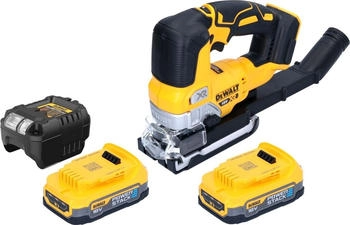 DeWalt DCS 334 E2 18 V Brushless + 2x Powerstack Akku 1,7 Ah + Ladegerät