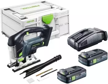 Festool Carvex PSBC 420 EB-Basic Akku-Pendelstichsäge 18V 120mm Brushless, 2x 4,0Ah + Schnellladegerät + Systainer (PSBC 420 EB-Basic)
