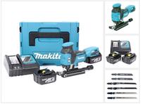 Makita Djv 181 Rfj Akku Pendelhubstichs&auml;ge 18v Brushless + 2x Akku 3,0ah +