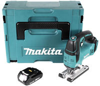 Makita Djv 182 A1j Akku Pendelhubstichs&auml;ge 18 V Brushless + 1x Akku 2,0 Ah + Makpac