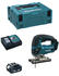 5 Ah, mit 1 Akku: Makita DJV180