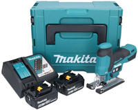 Makita Djv 185 Rgj Akku Pendelhubstichs&auml;ge 18 V Brushless + 2x Akku 6,0 Ah +