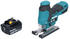 4 Ah, mit 1 Akku: Makita DJV185