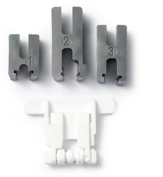 Prym Rei&szlig;verschluss-Fu&szlig; f&uuml;r N&auml;hmaschinen unsichtbare RV 3,5 cm x 2,5 cm (611974)