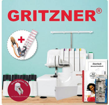 Gritzner Overlock 788 + Fadenabschneider + LED Beleuchtung B