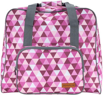 Semplix Overlocktasche Diamond Design (beere/rosa)
