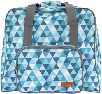 Semplix Overlocktasche Diamond Design (blau/petrol)