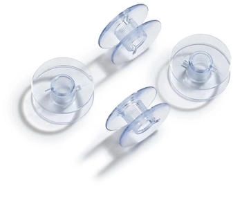 Prym Nähmaschinenspulen für kleinen Umlaufgreifer (transparent/ 4 St.)