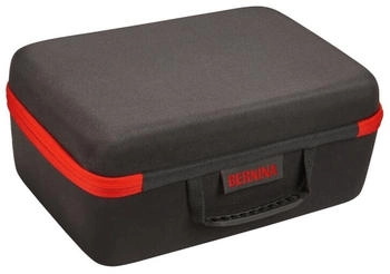 Bernina Zubehörkoffer (ohne Zubehör/ 3 Einsätze/ 33 x 15 x 25 cm/ schwarz-rot)