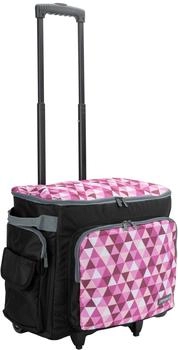 Semplix Nähmaschinentrolley Diamond Crystal (beere/rosa)