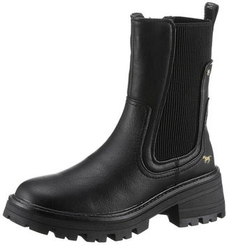 MUSTANG Chelseaboots komfortablem Stretcheinsatz schwarz